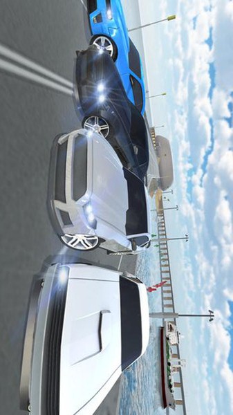 高速公路赛车肌肉车