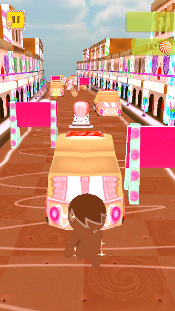 糖果人跑步3d