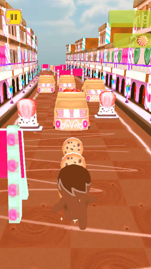糖果人跑步3d