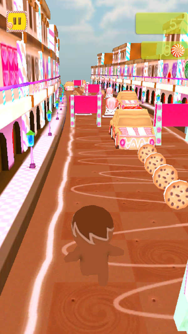 糖果人跑步3d