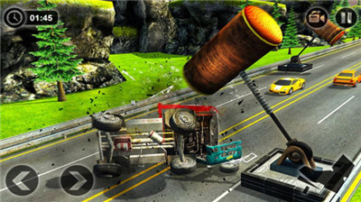 颠簸公路汽车碰撞