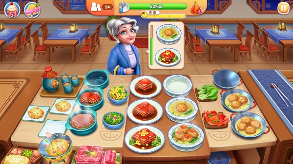 风味美食街游戏
