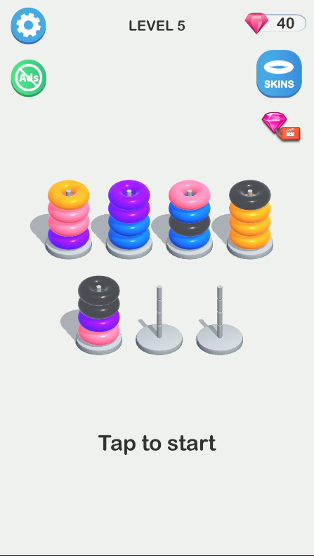 彩色篮圈拼图