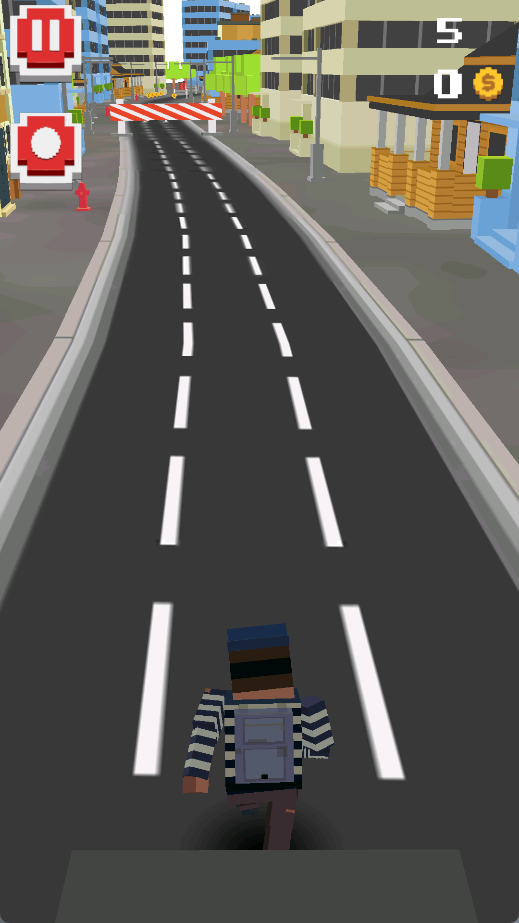 像素公路跑酷