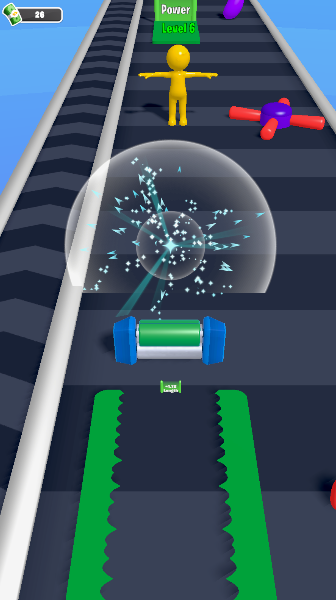 橡胶混合跑3D