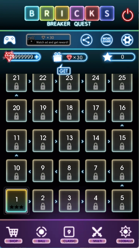 破坏砖块任务