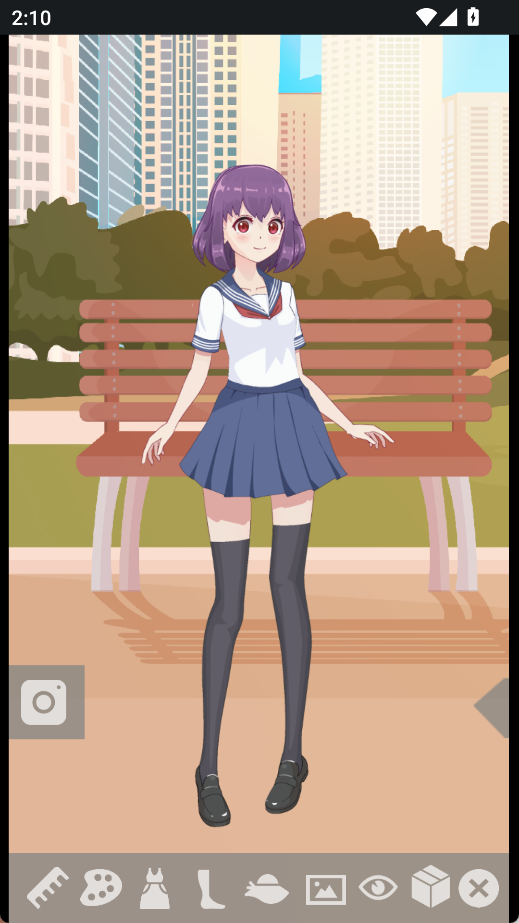 动漫女孩爱打扮
