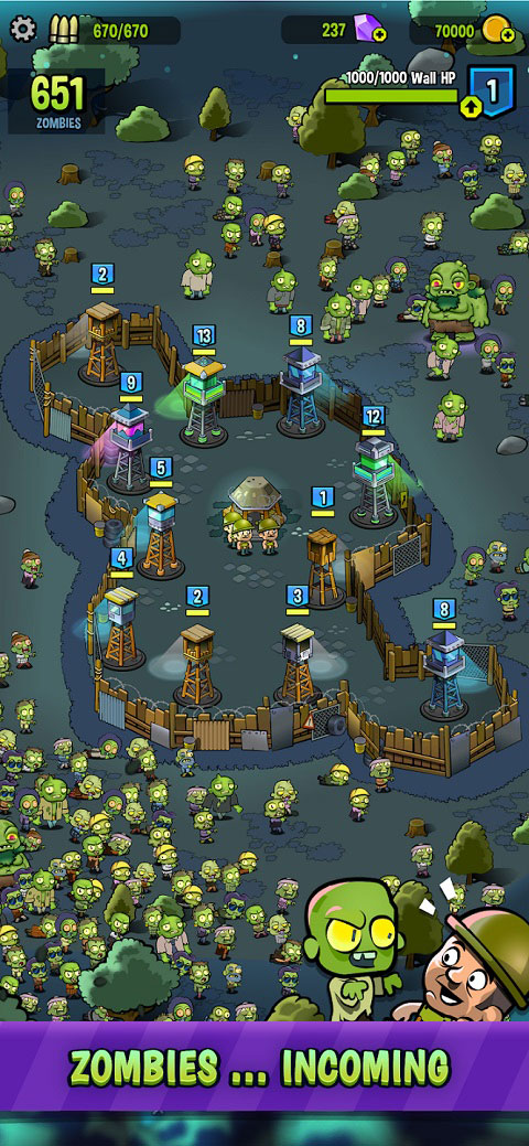 Zombie Towers游戏