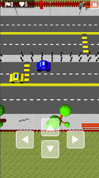 横穿马路