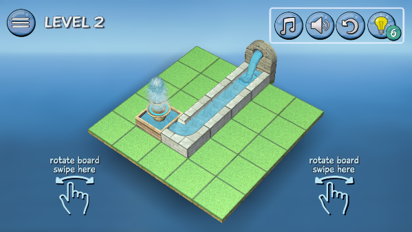 流水喷泉3D拼图