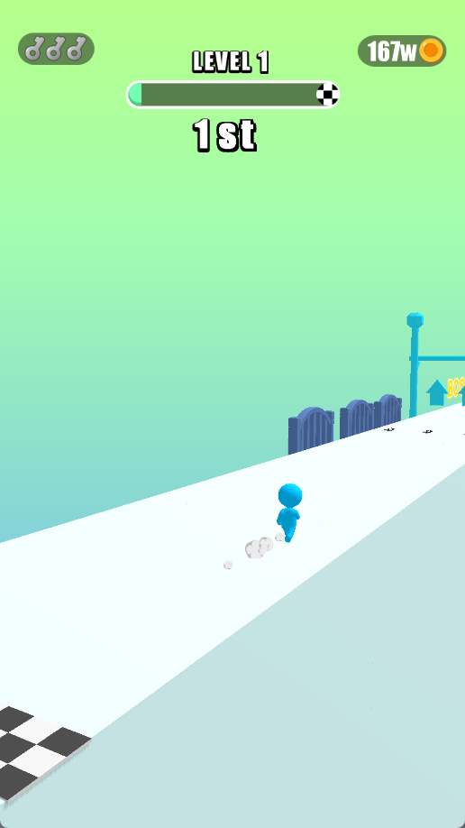 跳跃跑