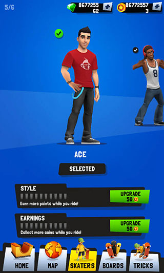 滑板运动员游戏