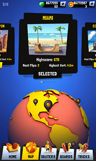 滑板运动员游戏