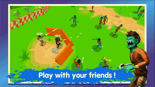 两个家伙和僵尸3D手游