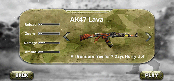 山地狙击手射击战争