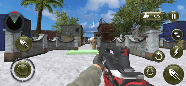 山地狙击手射击战争