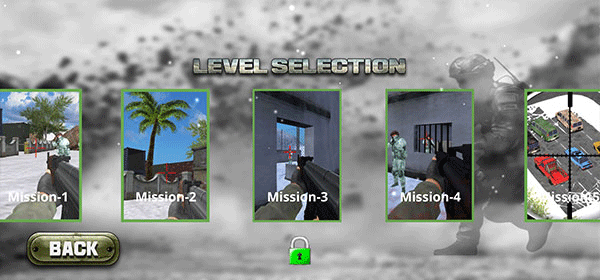 山地狙击手射击战争