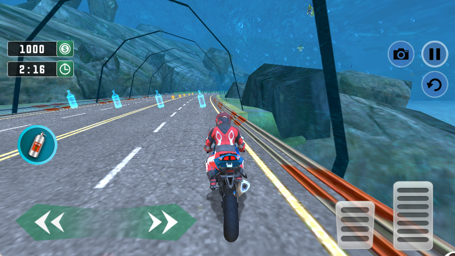 水下摩托车特技