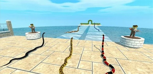 贪吃蛇挑战3d冲突