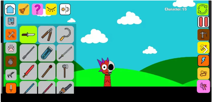 布娃娃Sprunki沙盒