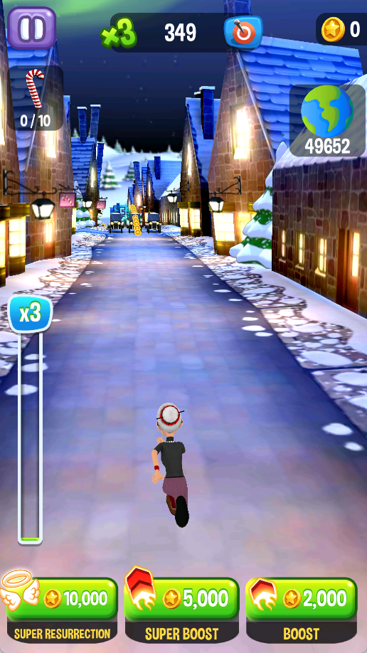 愤怒的老奶奶玩跑酷