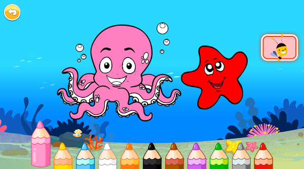 宝宝涂色学颜色